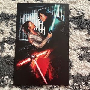 Rey & Kylo Ren Art Print